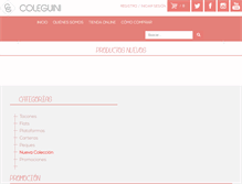 Tablet Screenshot of coleguini.com